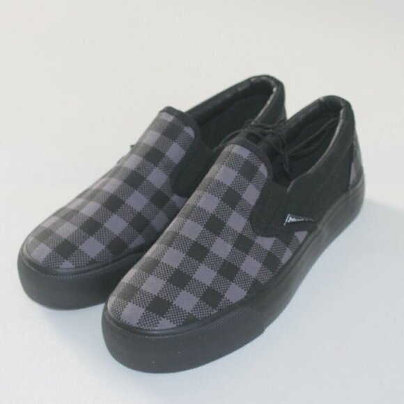 Mudd Black and Purple Checkered - Picture 1 of 2
